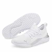 Puma Pacer Future Allure Trainers Womens White/Silver Дамски маратонки