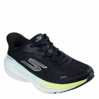 Skechers Aero Pulse Running Trainers Ladies Black/Yellow 