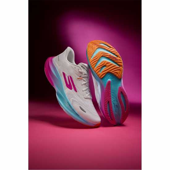 Skechers Aero Spark Running Shoes Womens Бял/Многоцветно Маратонки за бягане