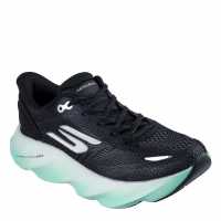 Skechers Aero Burst Running Trainers Ladies Black/White Маратонки за бягане