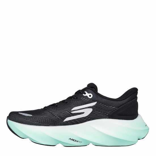 Skechers Aero Burst Running Trainers Ladies Black/White Маратонки за бягане