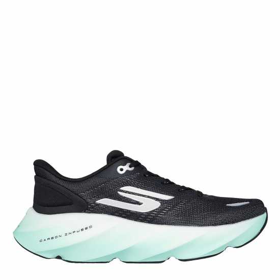 Skechers Aero Burst Running Trainers Ladies Black/White Маратонки за бягане