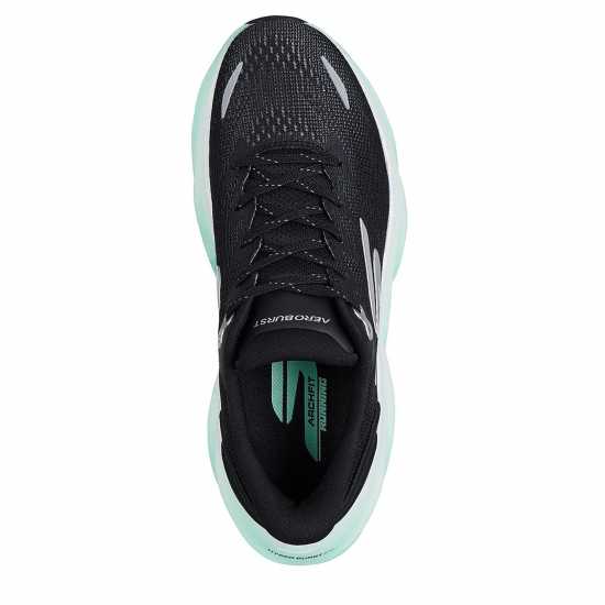 Skechers Aero Burst Running Trainers Ladies Black/White Маратонки за бягане