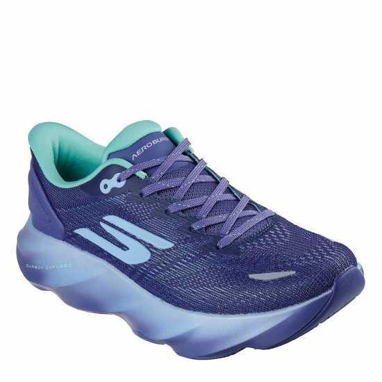 Маратонки за бягане Skechers Aero Burst Running Trainers Ladies Purple/Aqua Skechers Aero Burst Running Trainers Ladies Purple/Aqua Маратонки за бягане