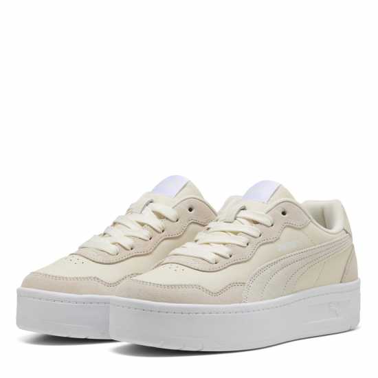 Puma Women's Court Lally Skye Low-Top Trainers F.Ivry/Wht Puma Women's Court Lally Skye Low-Top Trainers F.Ivry/Wht
