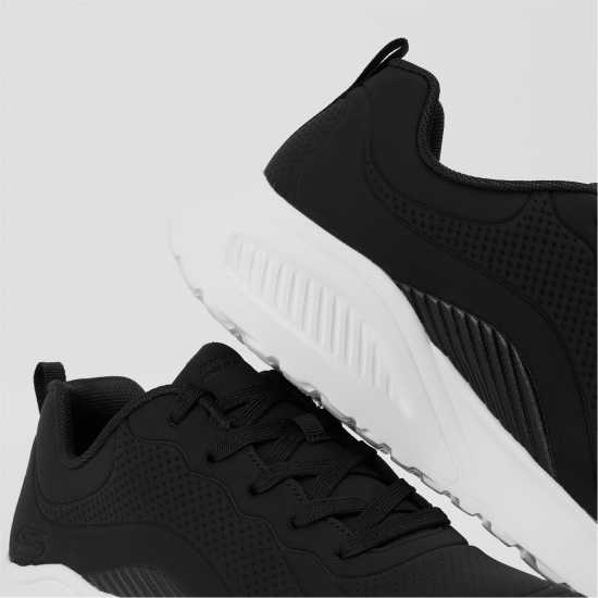 Skechers Bob Buno Trainers Womens Black/White 