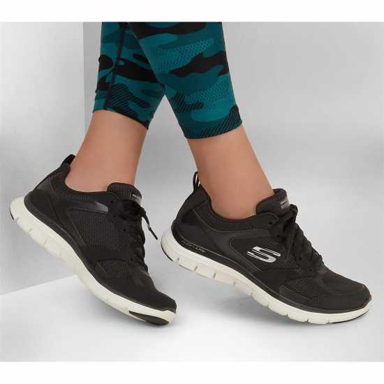 Skechers Ниски Маратонки Flex Appeal 4 Active Flow Trainers Womens Черно Дамски маратонки