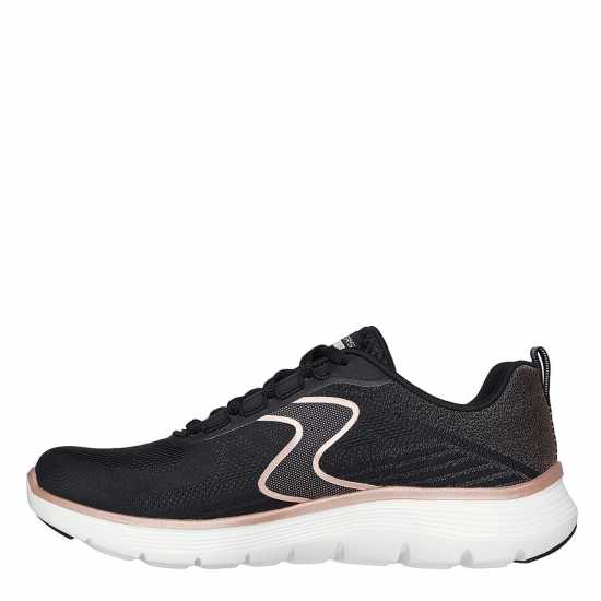 Skechers Маратонки Без Връзки Flex Appeal 5.0 Slip On Trainers Womens Black/Rose Gold 