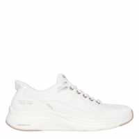 Skechers Contour Foam Runners Womens White/RoseGold 