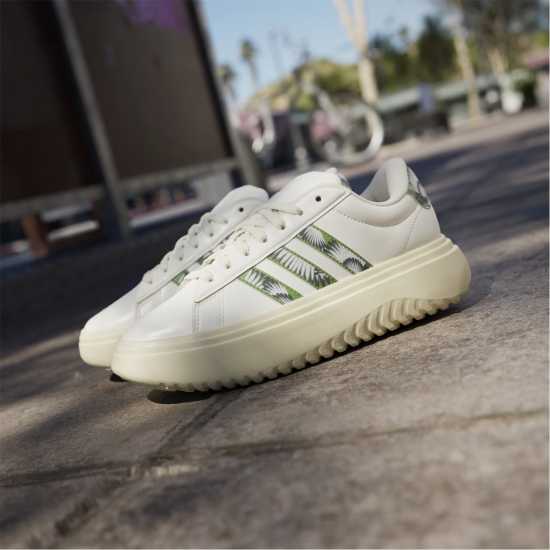 Adidas Grand Court Platform Shoes Womens  