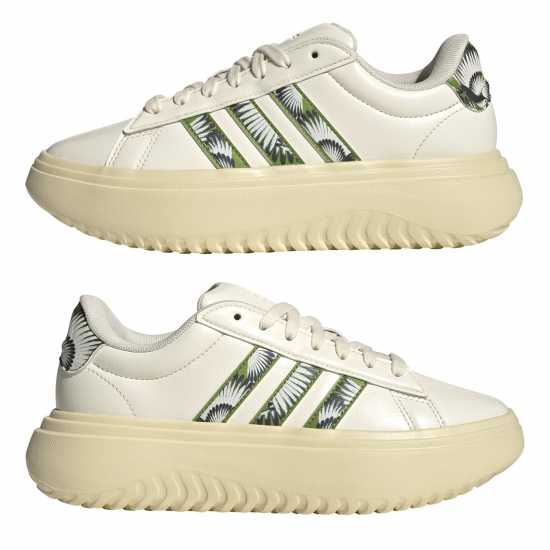 Adidas Grand Court Platform Shoes Womens  