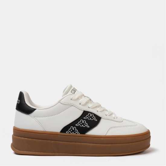 Kappa Дамски Маратонки Scafa Platform Ladies Trainers White 