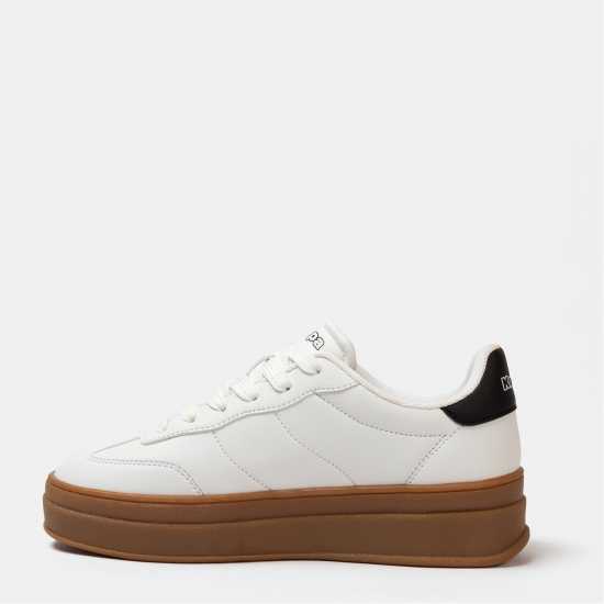 Kappa Дамски Маратонки Scafa Platform Ladies Trainers White 