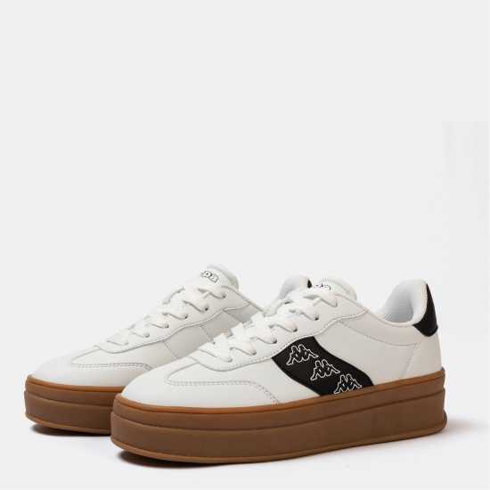 Kappa Дамски Маратонки Scafa Platform Ladies Trainers White 