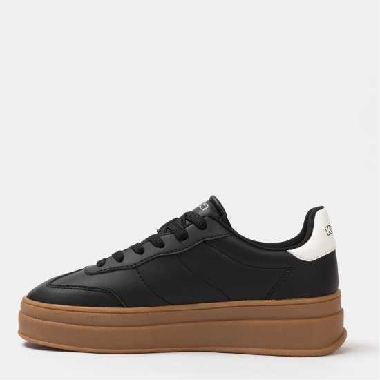 Kappa Дамски Маратонки Scafa Platform Ladies Trainers Black 
