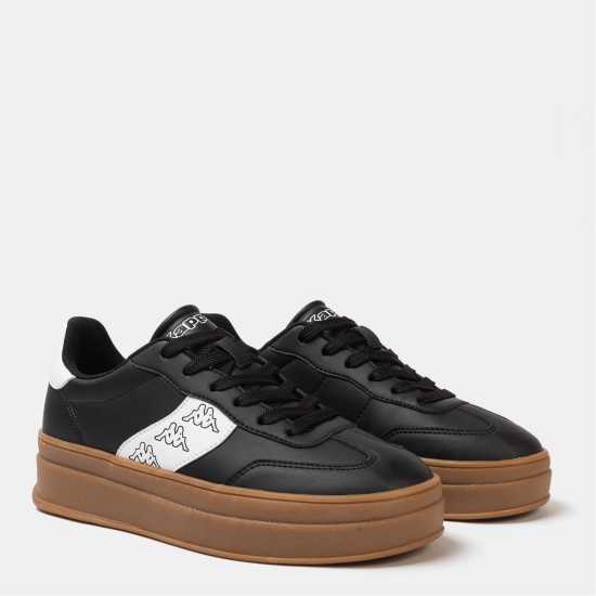 Kappa Дамски Маратонки Scafa Platform Ladies Trainers Black 