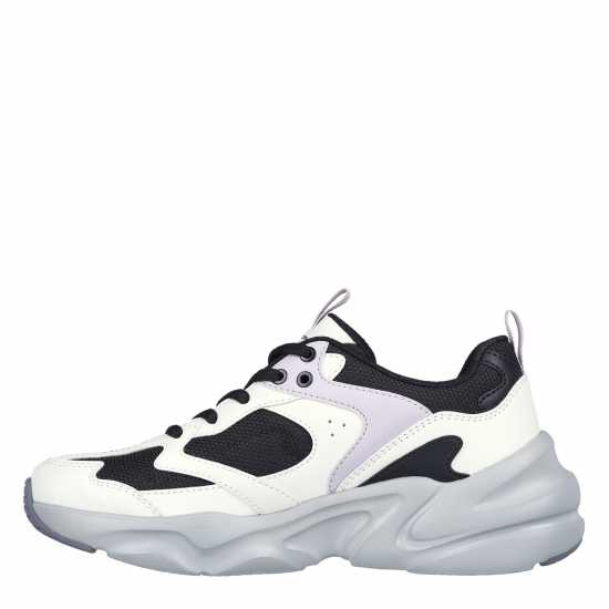 Skechers Women's Bobsbamina2 Casual Low-Top Trainers Black/Multi 