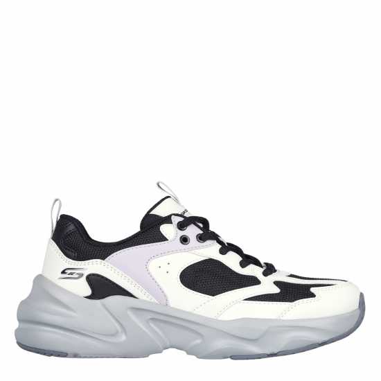 Skechers Women's Bobsbamina2 Casual Low-Top Trainers Black/Multi 