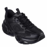 Skechers Women's Bobsbamina2 Casual Low-Top Trainers Black/Black 