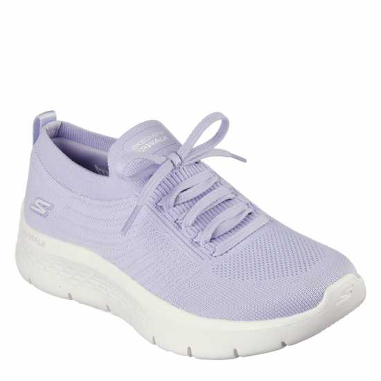 Skechers Маратонки Без Връзки Flat Knit Fixed Lace Slip On Trainers Womens  