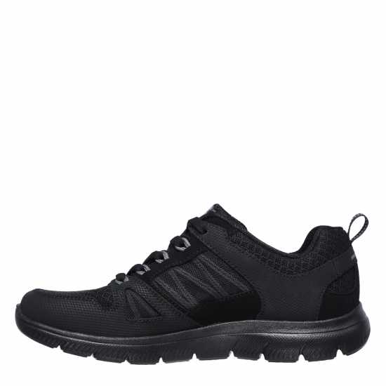Skechers Mono Mesh Qtr Lace-Up W Mf Low-Top Trainers Womens  