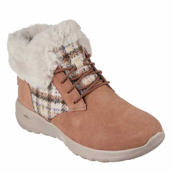 Skechers Маратонки Без Връзки Women's Go Joy Slip On Trainers Tan 