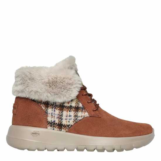 Skechers Маратонки Без Връзки Women's Go Joy Slip On Trainers Tan 