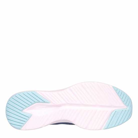 Skechers Маратонки Без Връзки Engineered Mesh Lace-Up W Air-Cool Slip On Trainers Womens Navy/Multi 