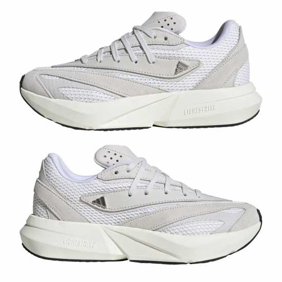 Adidas Lightblaze Shoes Womens Бяло/Сиво Дамски маратонки
