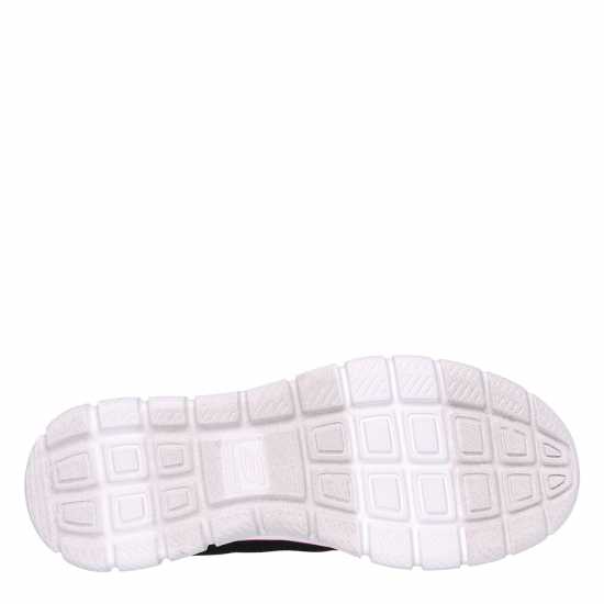 Skechers Women's Track Casual Low-Top Trainers Black/Pink 