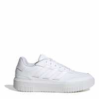 Adidas Courtblock Trainers Три бяло Дамски маратонки