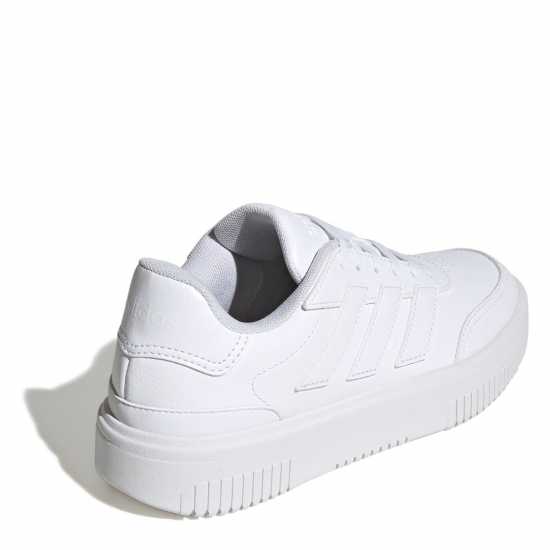 Дамски маратонки Adidas Courtblock Trainers Три бяло Adidas Courtblock Trainers Три бяло Дамски маратонки