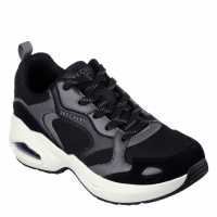 Skechers Mesh W Duraleather & Suede Overlay Low-Top Trainers Womens  
