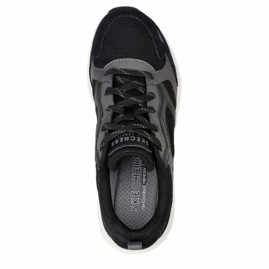 Skechers Mesh W Duraleather & Suede Overlay Low-Top Trainers Womens  