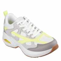 Skechers Women's Classic Low-Top Trainers White/Grey 