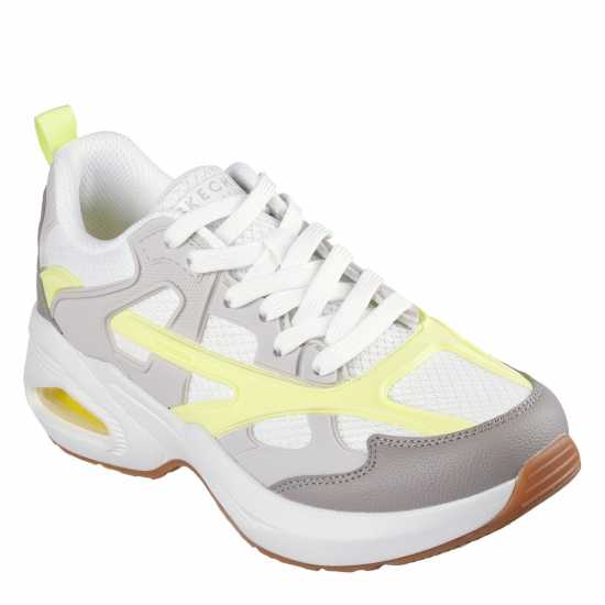 Skechers Women's Classic Low-Top Trainers White/Grey 