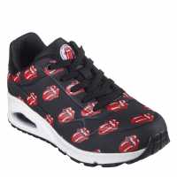 Skechers Rolling Stones Repeat Lick Lyric La Low-Top Trainers Womens  