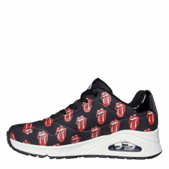 Skechers Rolling Stones Repeat Lick Lyric La Low-Top Trainers Womens  