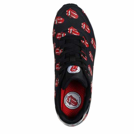Skechers Rolling Stones Repeat Lick Lyric La Low-Top Trainers Womens  