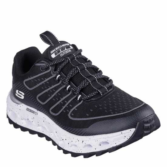 Skechers Маратонки Без Връзки Glide-Step At Slip On Trainers Womens Black/White 