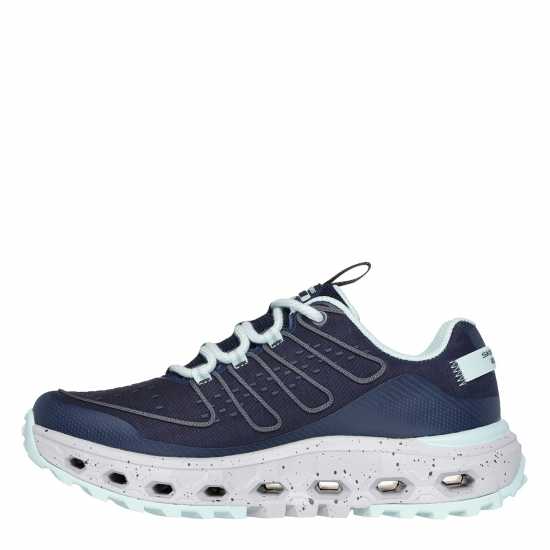Skechers Маратонки Без Връзки Glide-Step At Slip On Trainers Womens Navy/Blue 