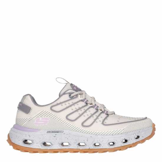 Skechers Маратонки Без Връзки Glide-Step At Slip On Trainers Womens Natural/Purple 