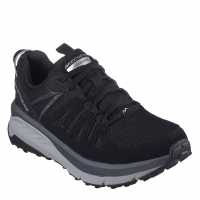 Skechers Маратонки Без Връзки Women's Mesh Quarter Overlay Low Top Slip On Trainers Black/Charcoal 