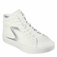 Skechers Women's Edenlx Classic Low-Top Trainers White/Black 