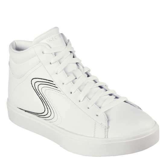 Skechers Women's Edenlx Classic Low-Top Trainers White/Black 