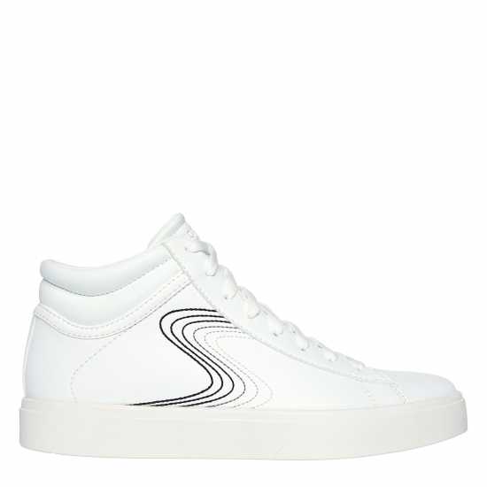 Skechers Women's Edenlx Classic Low-Top Trainers White/Black 