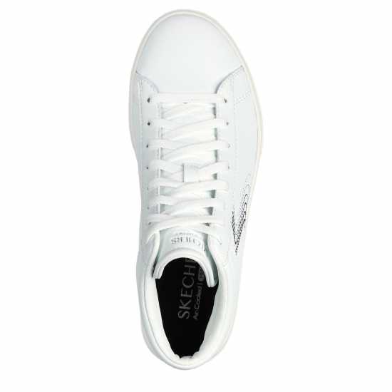 Skechers Women's Edenlx Classic Low-Top Trainers White/Black 