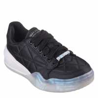 Skechers Women's Denali Skate Shoes Black/White 
