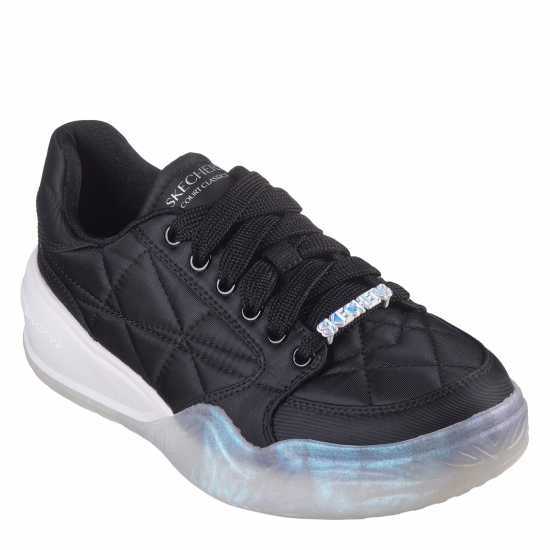 Skechers Women's Denali Skate Shoes Black/White 