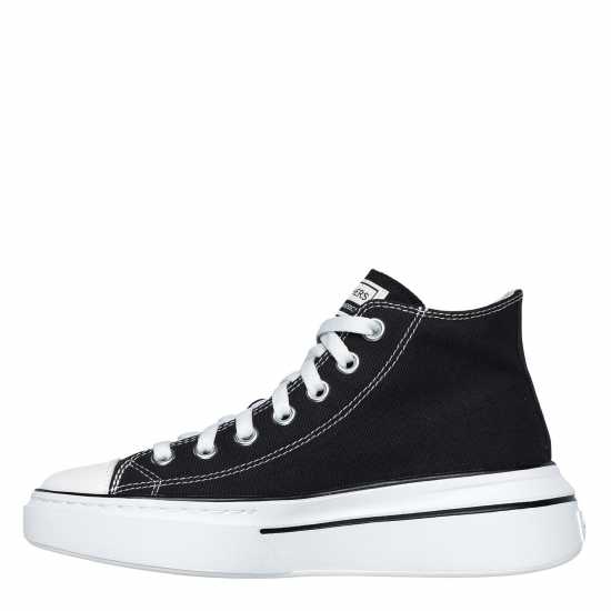 Skechers Canvas Mid Top Lace-Up W Air-Cooled Low-Top Trainers Womens  